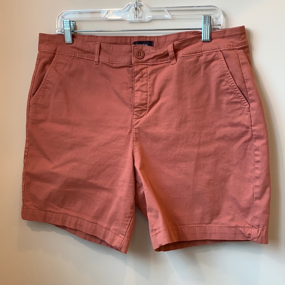 NYDJ 7” shorts in a dusty coral size 12.